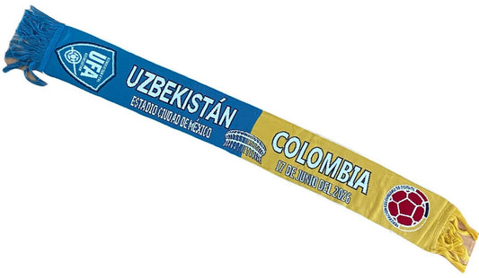 Bufanda Partido Colombia vs Uzbekistan 17 Jun 2026 CDMX