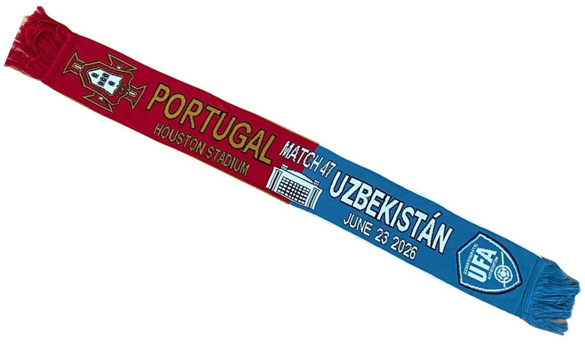 Bufanda Portugal vs Uzbekistan 23 Jun 2026 Houston