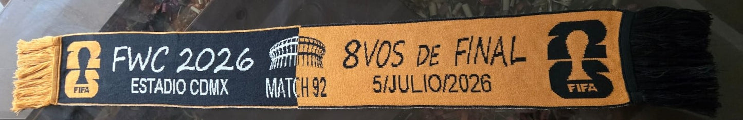 Bufanda Mundial Futbol 8vos de Final 05 Jul 2026 CDMX