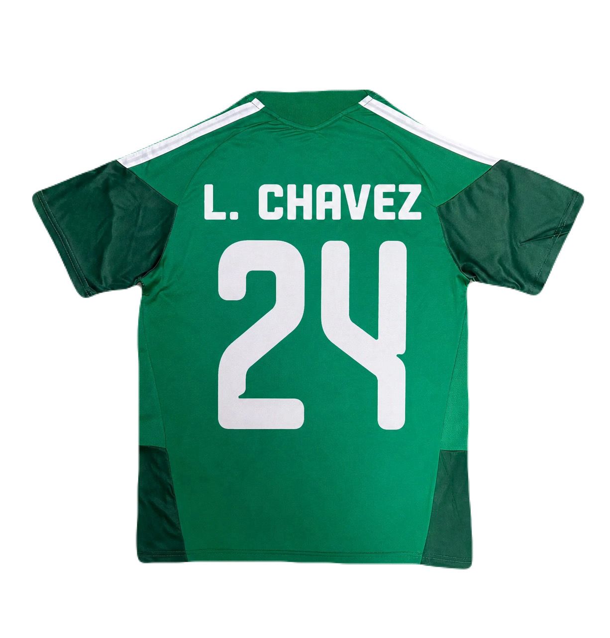 Jersey Playera Luis Chavez 24 Edicion Especial Azteca Verde Bandera