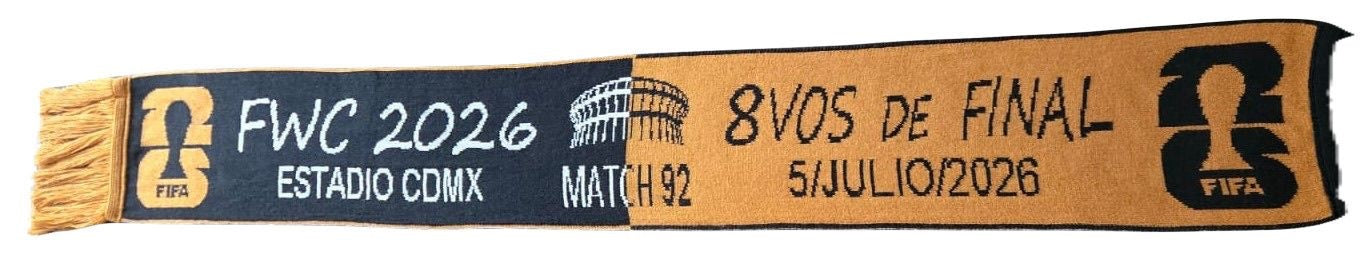 Bufanda Mundial Futbol 8vos de Final 05 Jul 2026 CDMX