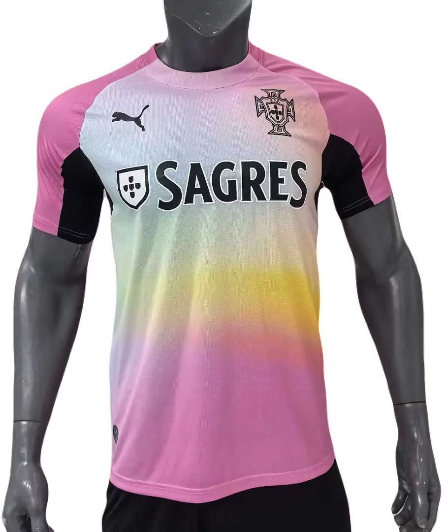 Jersey Playera Portugal Edicion Especial Pre Match Rosa