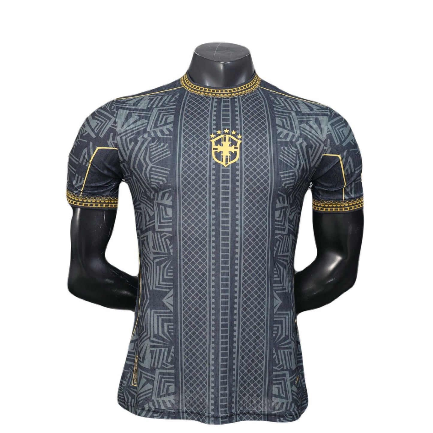Jersey Playera Brasil Edicion Especial Black Gold