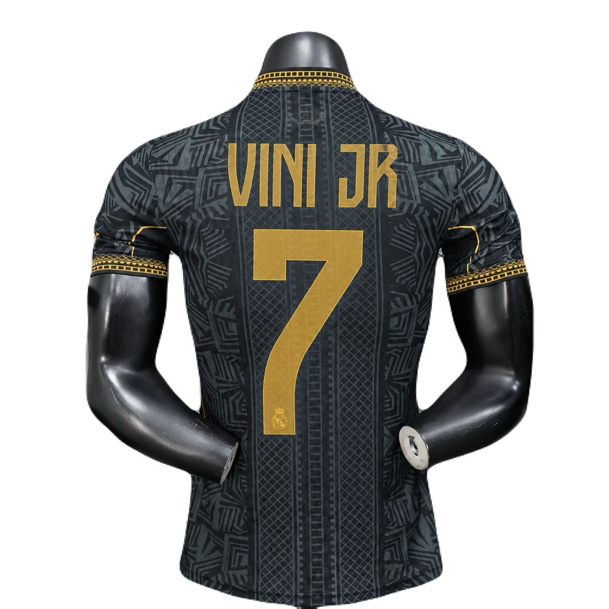 Jersey Playera  Vini Jr 7 Edicion Especial Scratch du Oro Black Gold