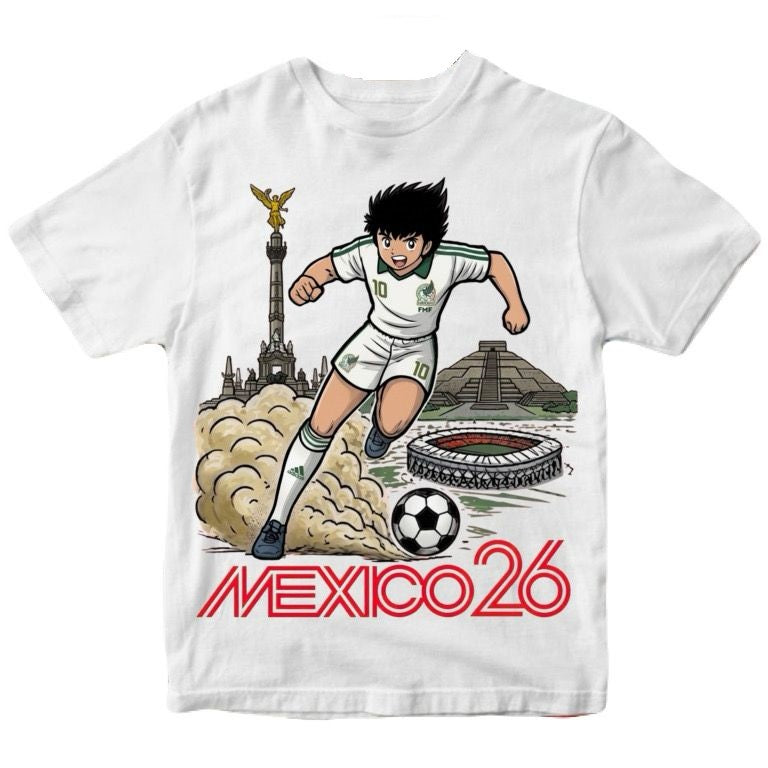 Jersey Playera Oliver Atom Tsubasa Mundial Mexico 2026 Edicion Especial CDMX Supercampeones Super Campeones
