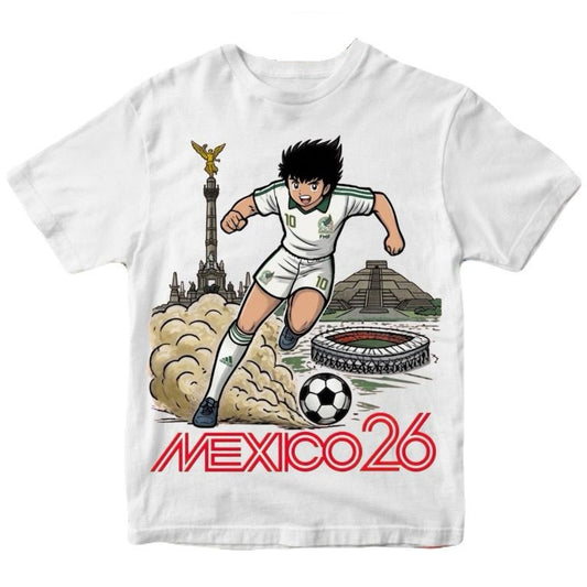 Jersey Playera Oliver Atom Tsubasa Mundial Mexico 2026 Edicion Especial CDMX Supercampeones Super Campeones