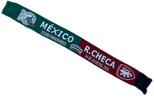 Bufanda Partido Mexico vs Republica Checa 24 Jun 2026 CDMX