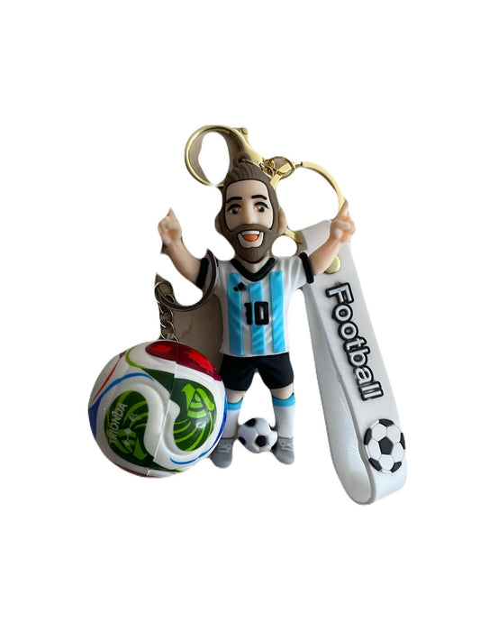 Llavero Messi Argentina con Balon 2 pack