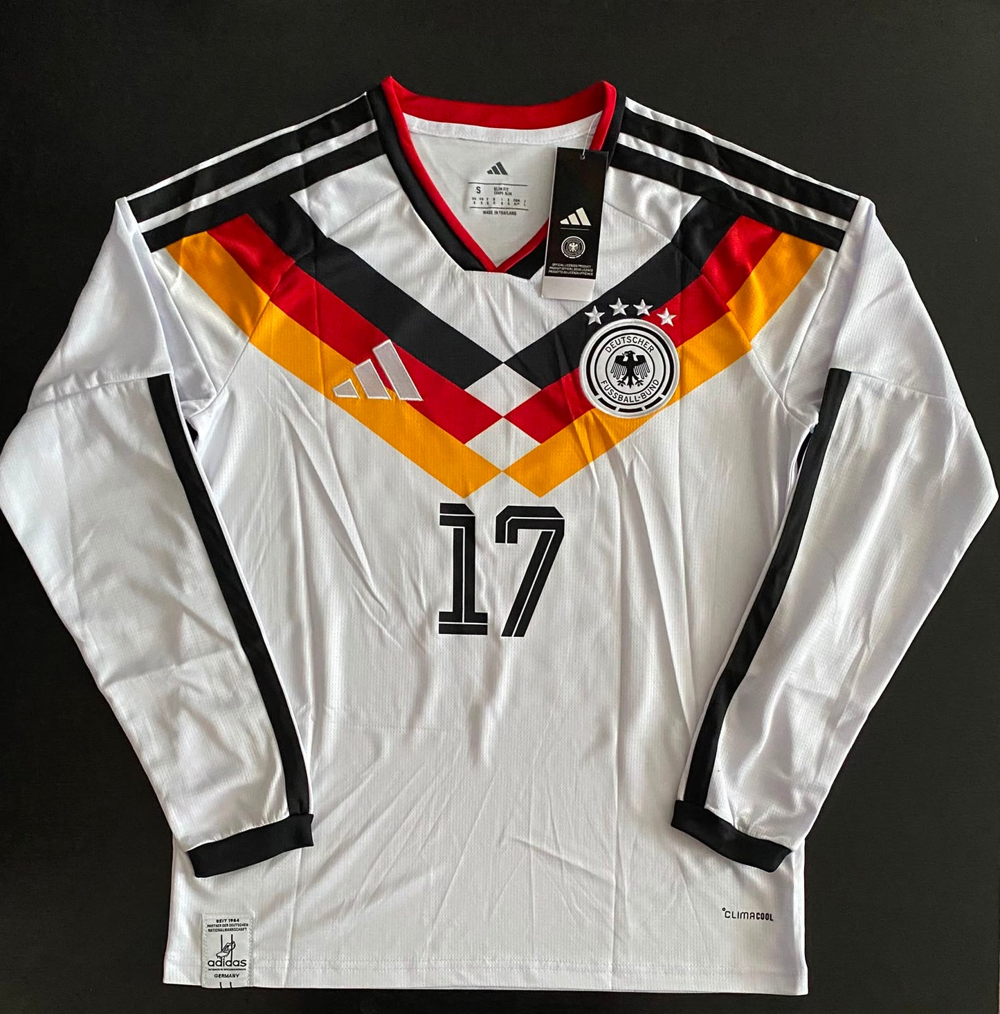 Jersey Playera Florian Wirtz 17 Alemania 2026 Local Manga Larga