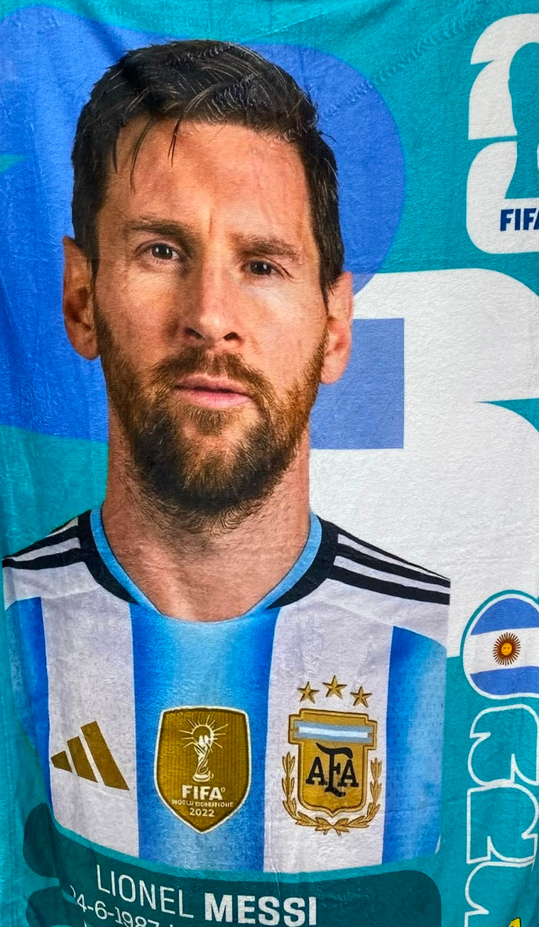 Cobija Frazada Ultra Suave Messi 10 Argentina Estampa