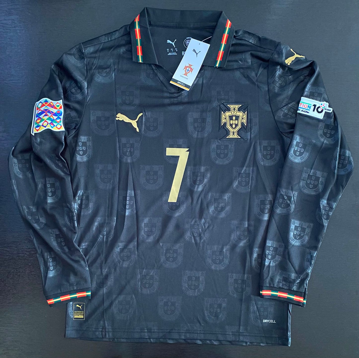 Jersey Playera Cristiano Ronaldo Bicho 7 Edicion Especial Pantera Negra