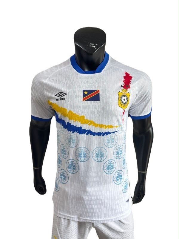 Jersey Playera Republica del Congo 2025 Visita Blanca