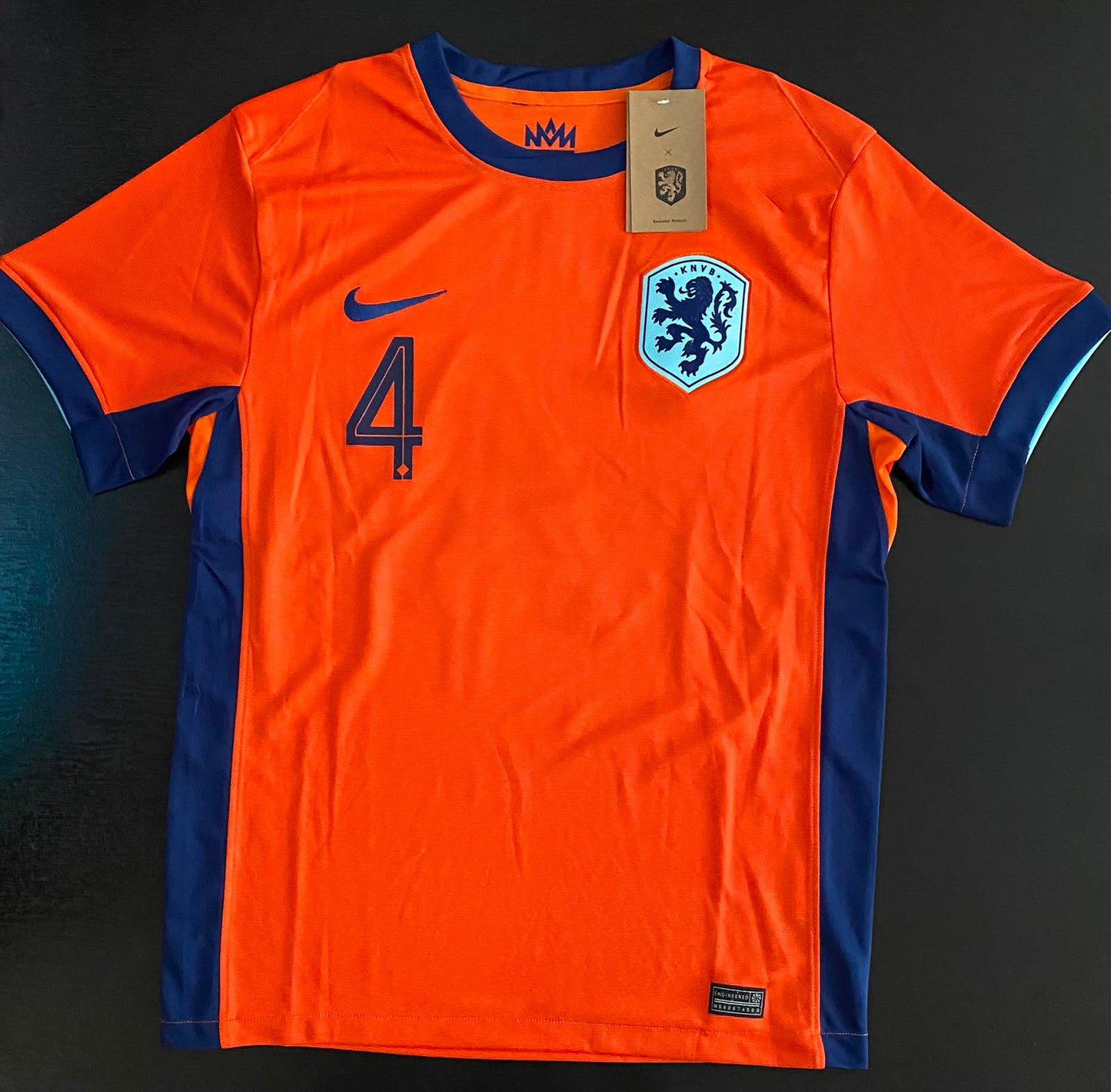 Jersey Playera Virgil Van Dijk 4 Holanda Titular Local 2024