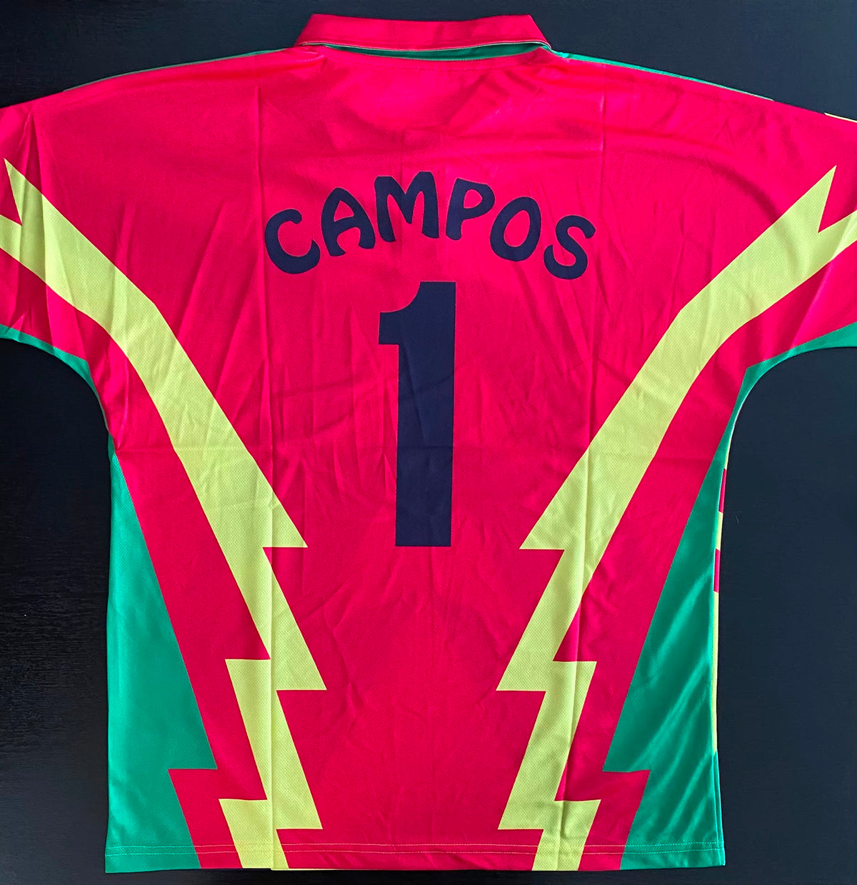 Jersey Playera Brody Jorge Campos 1 Surf Amarillo 1994 Exclusivo