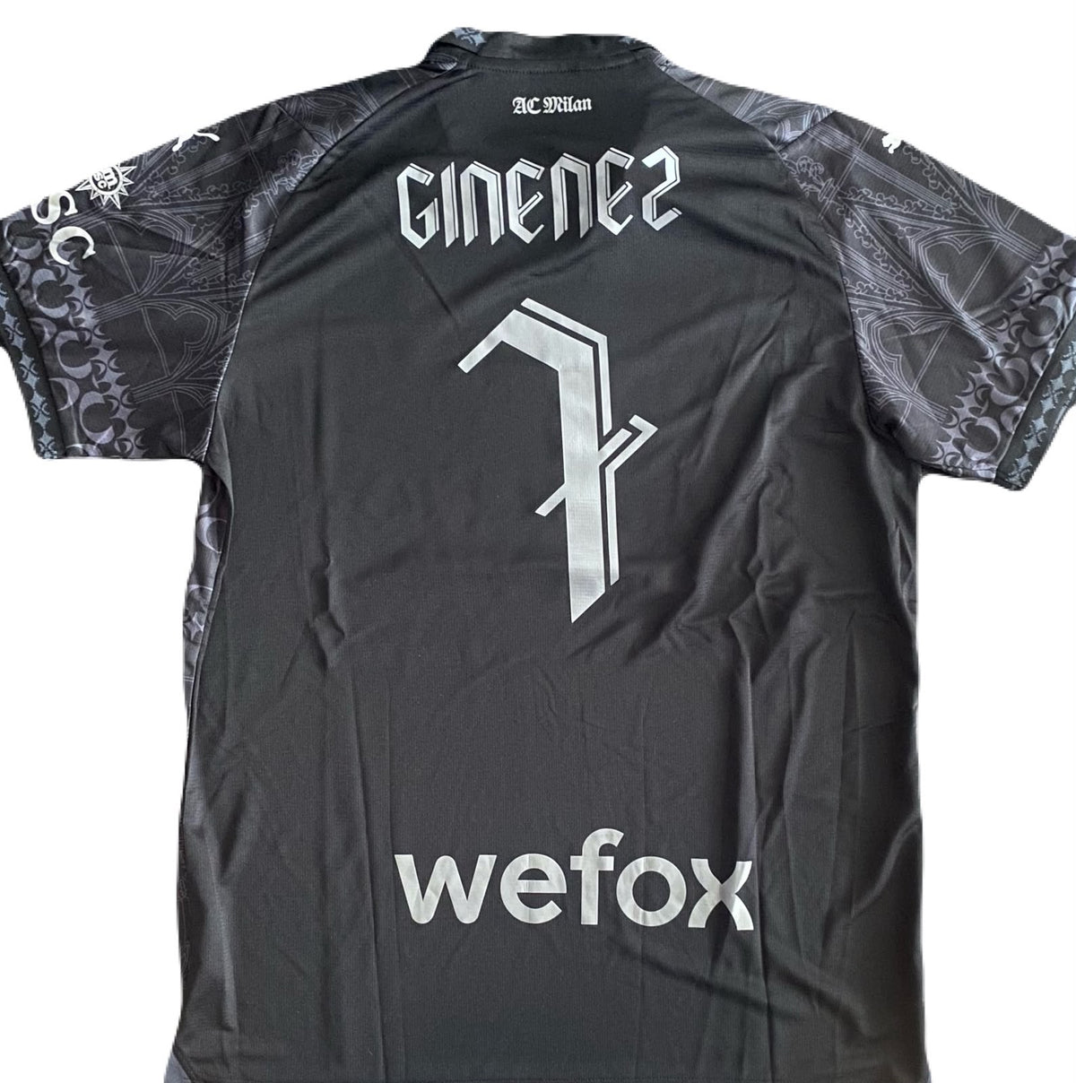 Jersey Playera Santi Gimenez 7 Edicion Especial Pleasures Black