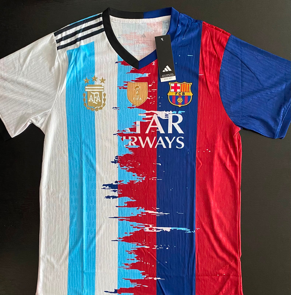 Jersey Playera Messi 10 Edicion Especial Mitad Club Seleccion