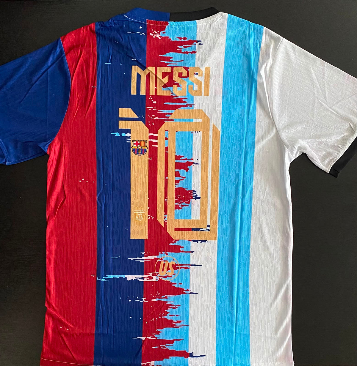 Jersey Playera Messi 10 Edicion Especial Mitad Club Seleccion
