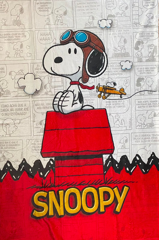 Cobija Frazada Ultra Suave Snoopy Aviador