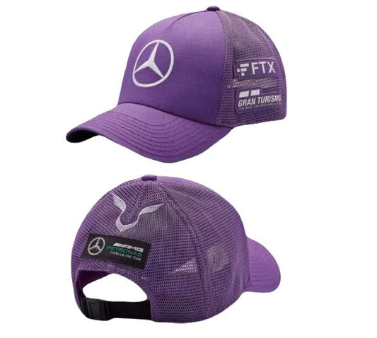 Gorra Trucker Lewis Hamilton Mercedes F1 Morada