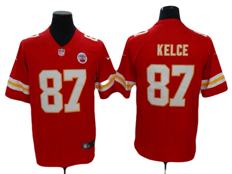 Jersey Bordado Jefes Kansas City Chiefs Edicion Especial Travis Kelce 87 Rojo