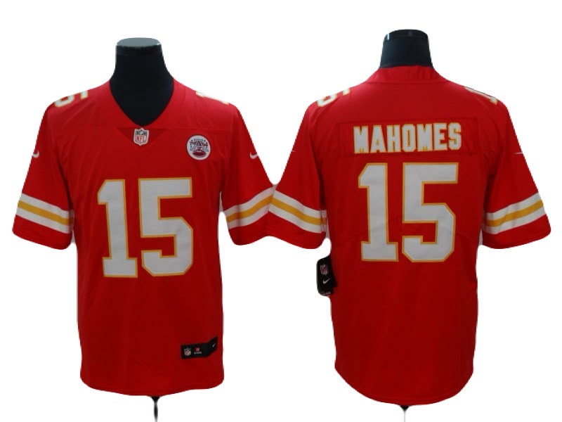 Jersey Bordado Jefes Kansas City Chiefs Edicion Especial Patrick Mahomes 15 Rojo