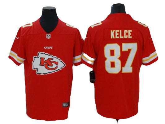Jersey Bordado Jefes Kansas City Chiefs Edicion Especial Travis Kelce 87 Edicion Especial Big Logo