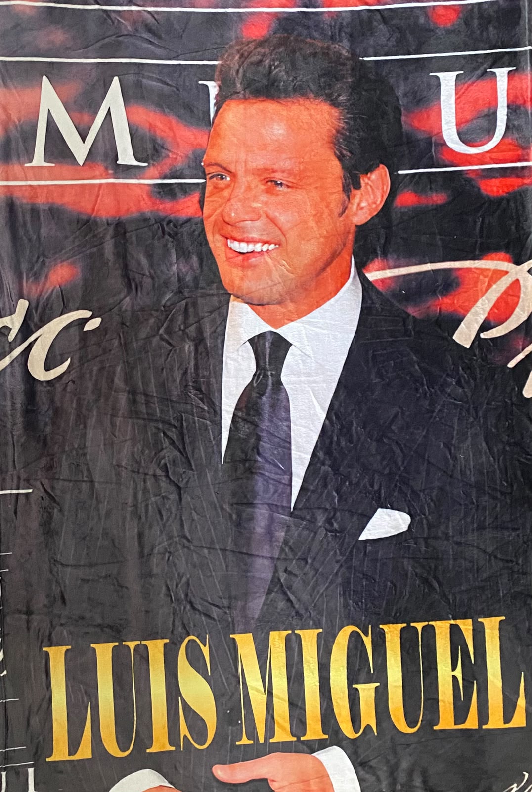 Cobija Frazada Ultra Suave Luis Miguel Traje