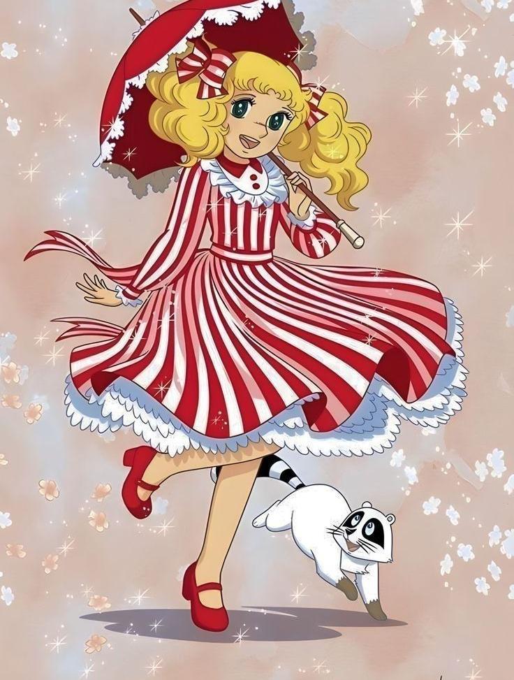 Cobija Frazada Ultra Suave Candy Candy Anime Umbrella