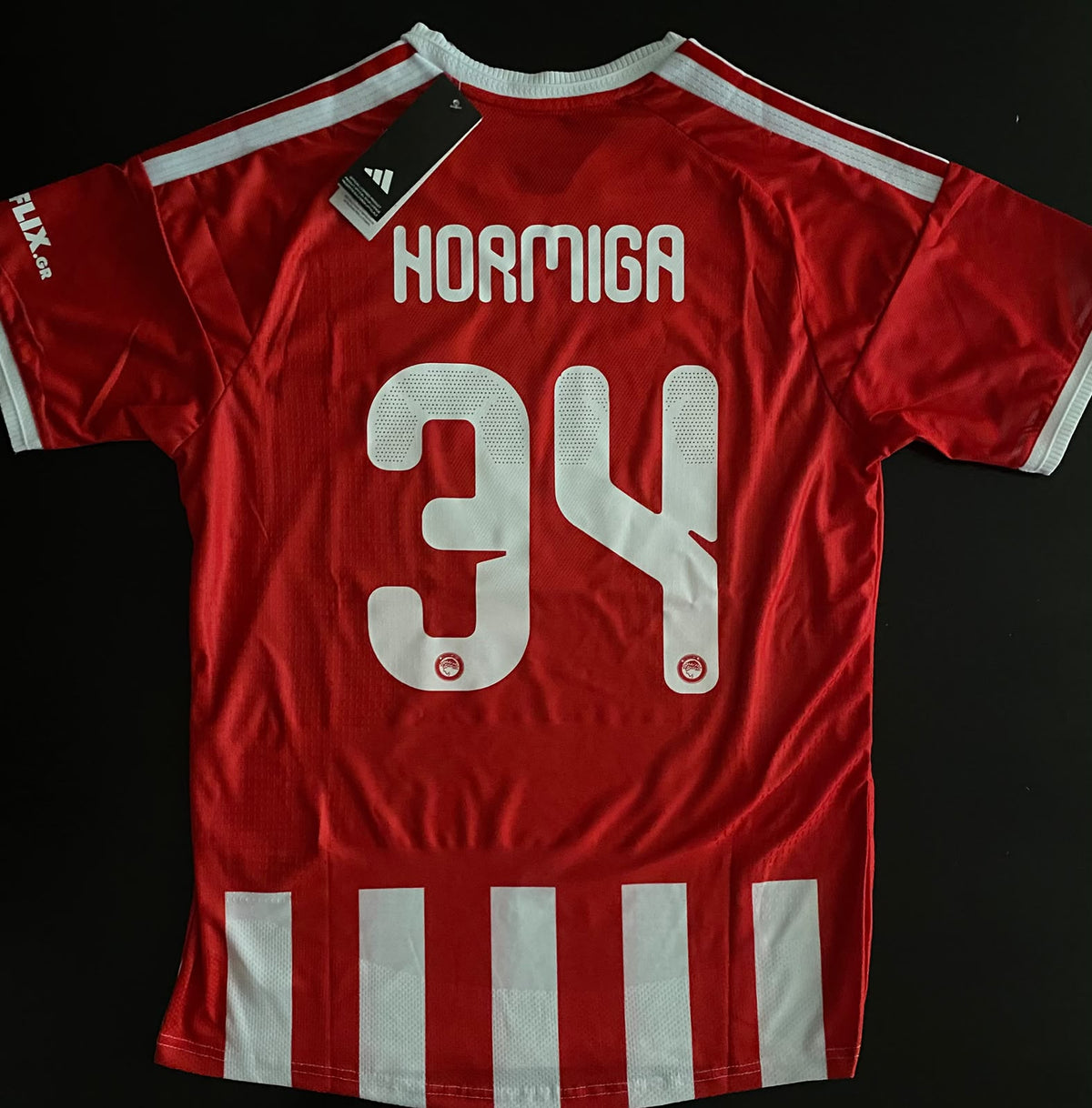 Jersey Playera Armando Hormiga Gonzalez 34 Olimpiacos 2027 Titular Local Niño Youth