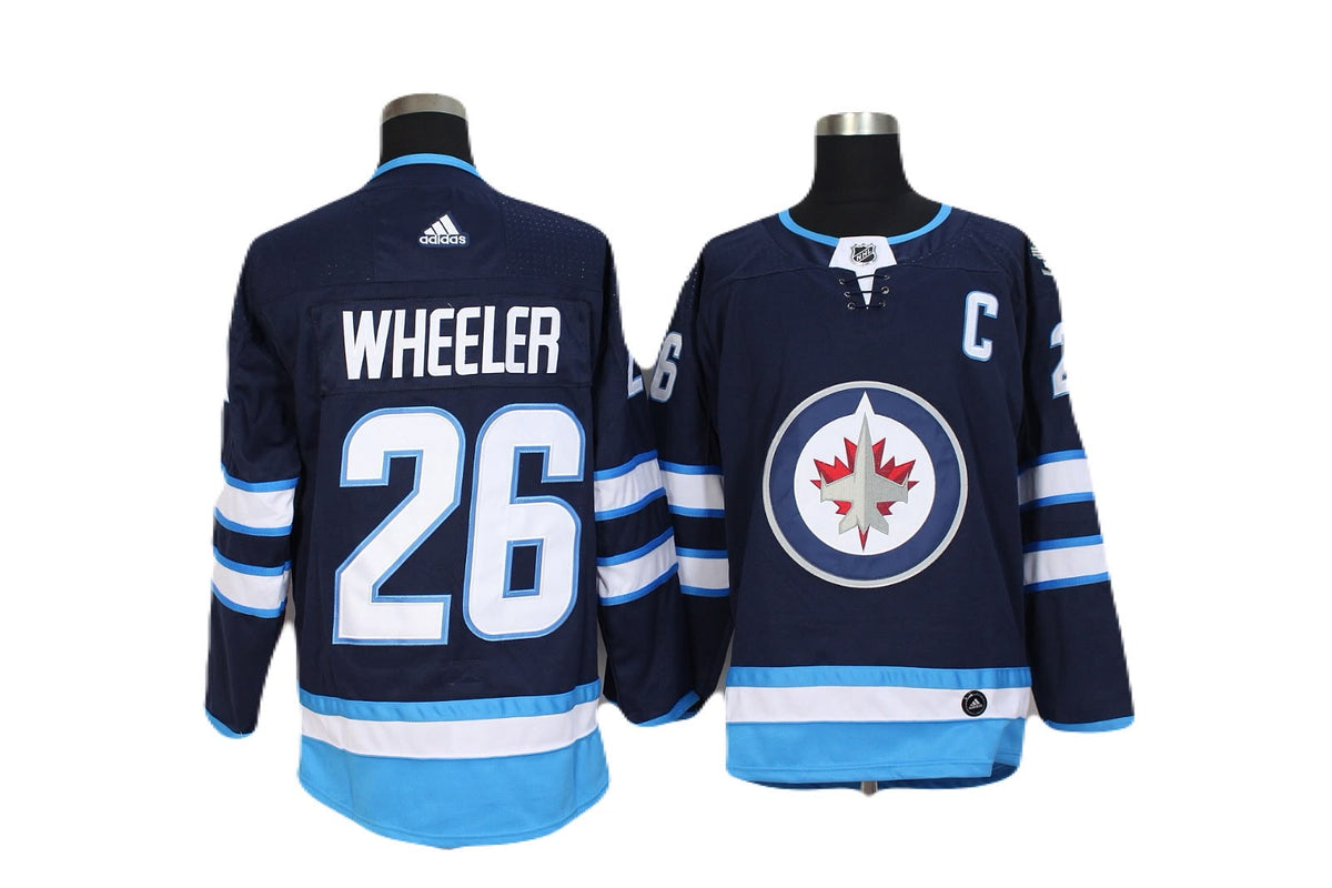 Jersey Hockey Bordado Winnipeg Jets Edicion Especial Azul Marino
