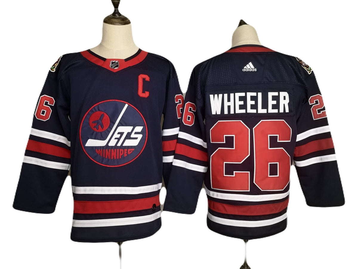 Jersey Hockey Bordado Winnipeg Jets Edicion Especial Navy