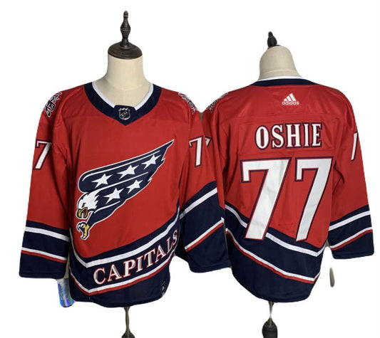 Jersey Hockey Bordado Washington Capitals Edicion Especial Eagle Rojo