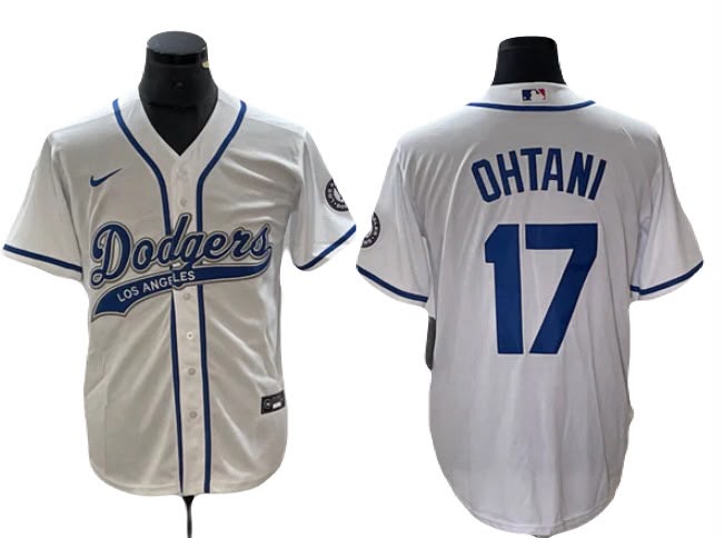 Jersey Bordado Los Angeles Dodgers Edicion Especial Classic Blanca