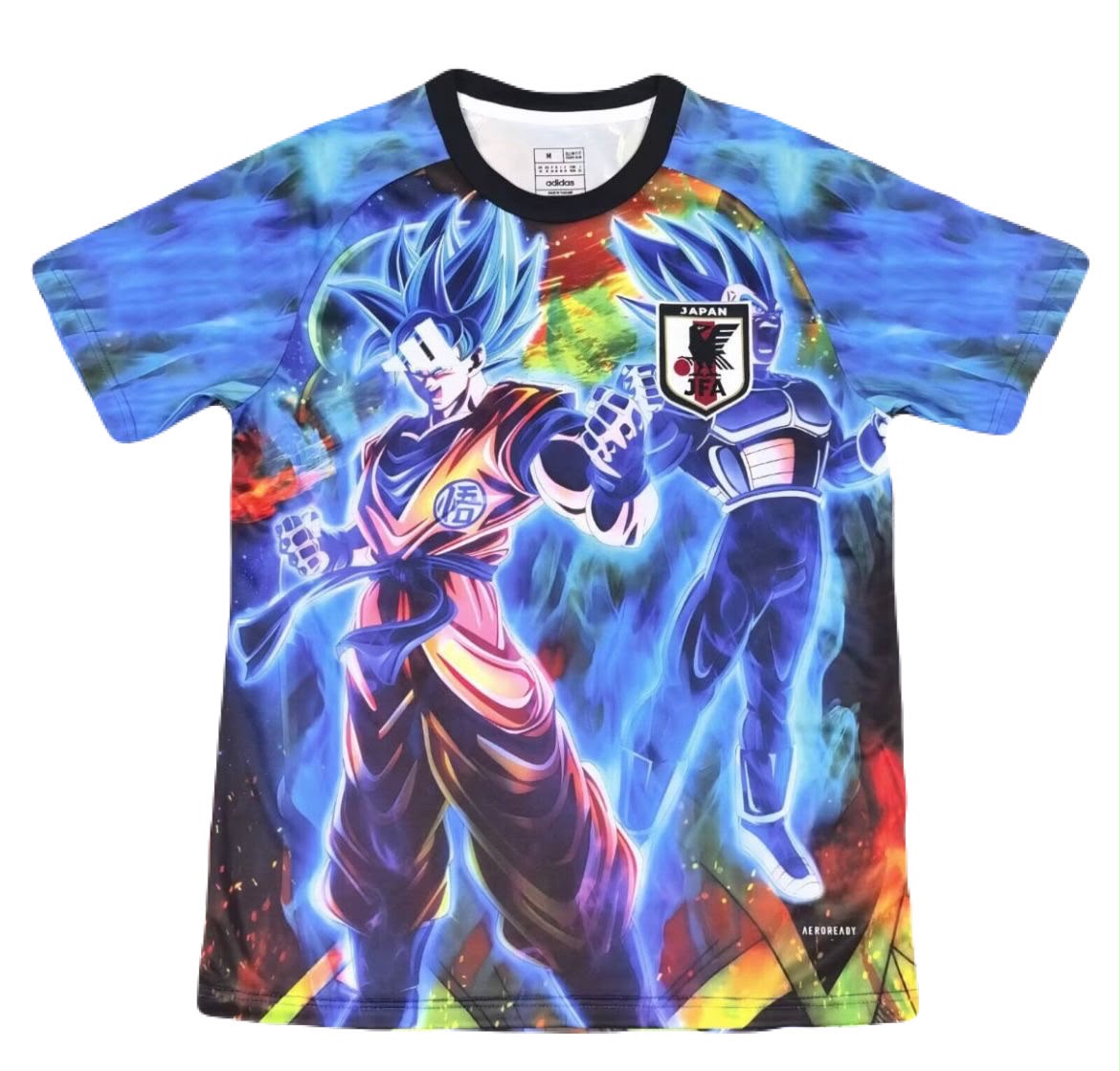 Jersey Playera Japon Anime Dragon Ball Z Edicion Especial Goku Vegeta Blue Power
