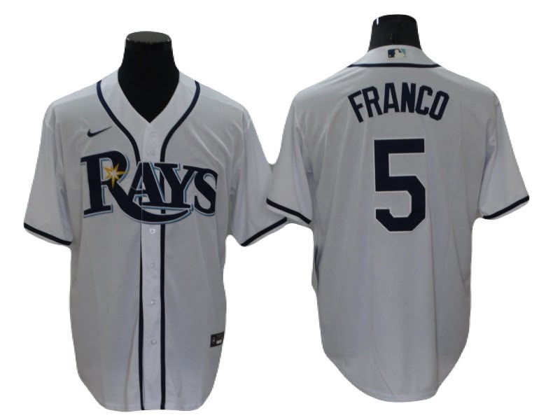 Jersey Bordado Tampa Bay Rays Edicion Especial Blanco