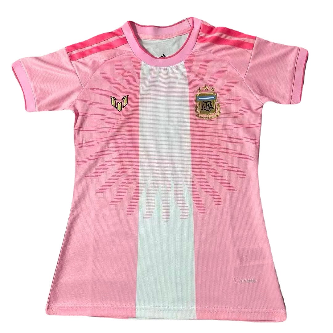 Jersey Playera Argentina 2027 Edicion Especial Last Dance Dama Mujer Rosa