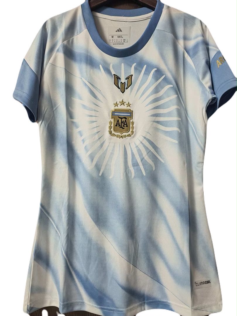 Jersey Playera Argentina 2027 Edicion Especial Last Dance Dama Mujer Pre Match