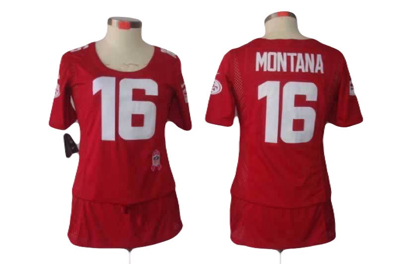 Jersey Bordado San Francisco 49ers Edicion Especial Mujer Dama Body Rojo