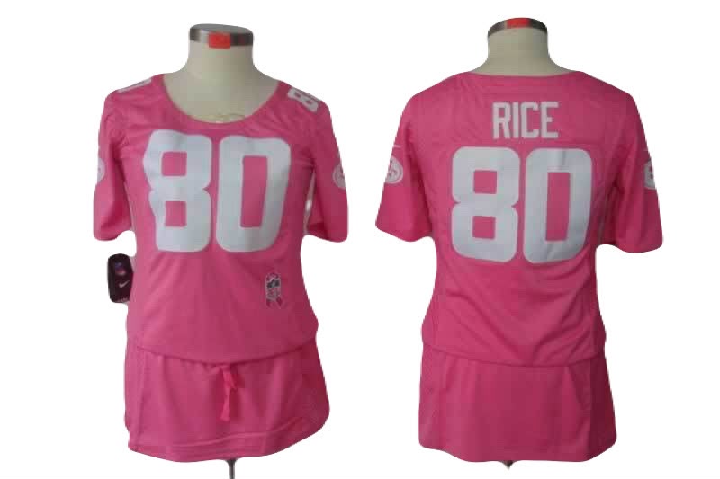 Jersey Bordado San Francisco 49ers Edicion Especial Mujer Dama Body Rosa