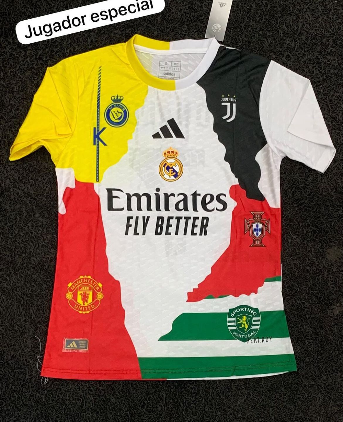 Jersey Playera Cristiano Ronaldo CR7 Bicho Edicion Especial Multiclubes Niño Youth