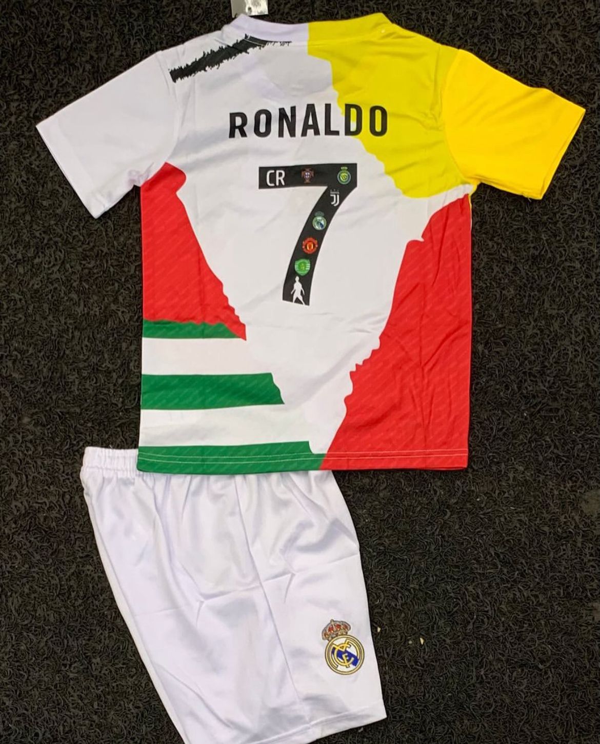 Jersey Playera Cristiano Ronaldo CR7 Bicho Edicion Especial Multiclubes Niño Youth
