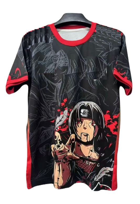 Jersey Playera Japon Naruto Edicion Especial Itachi Black and Red