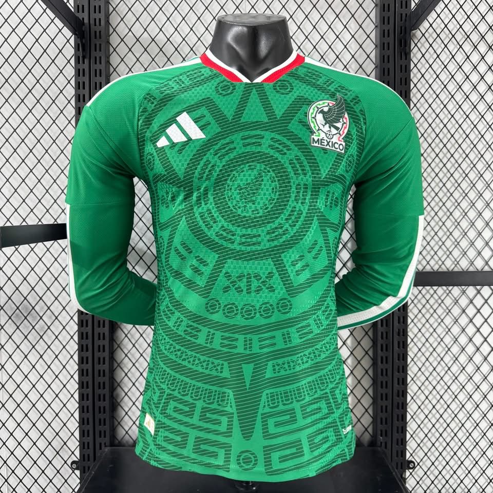 Jersey Playera Mexico Edicion Especial 2026 Local Verde Manga Larga