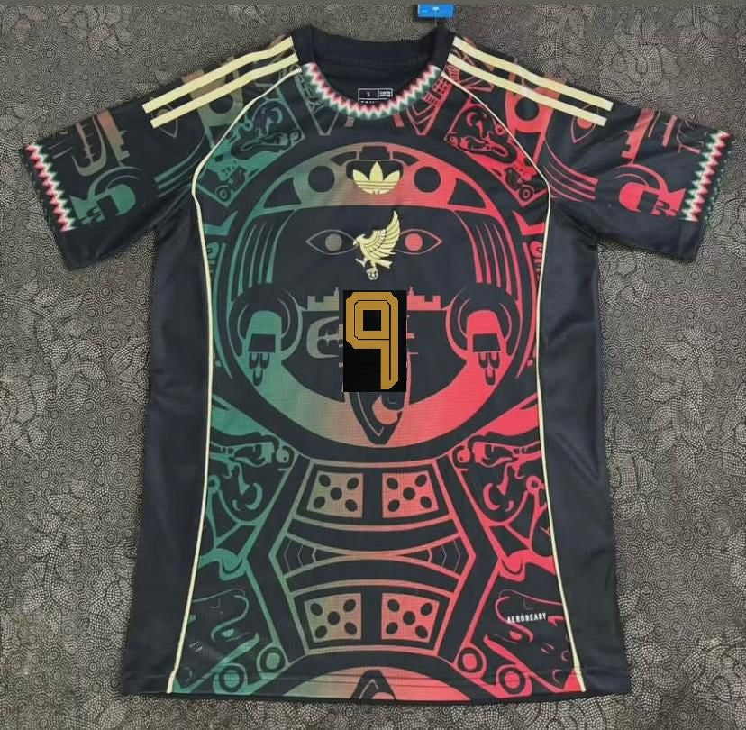 Jersey Playera Raul Jimenez 9 Edicion Especial Calendario Azteca Gold