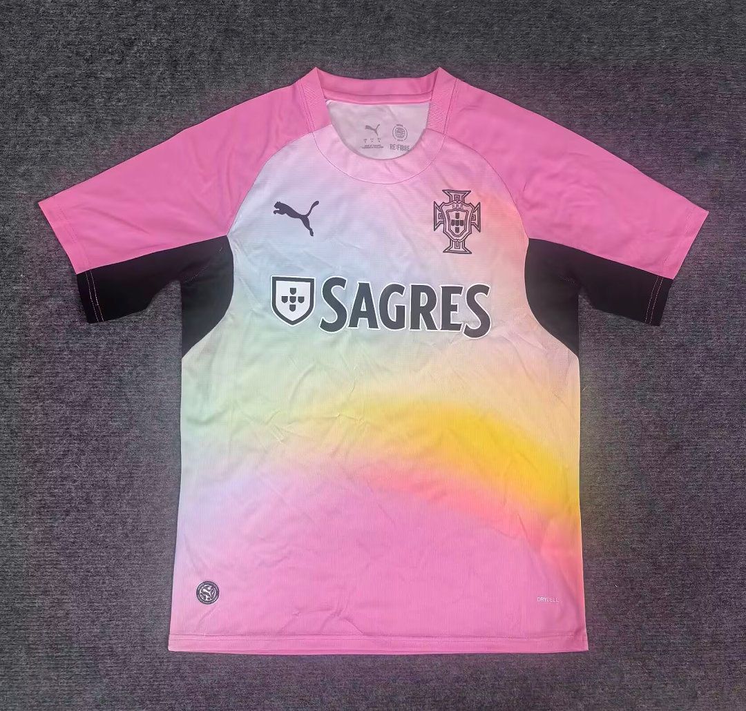 Jersey Playera Portugal Edicion Especial Pre Match Rosa