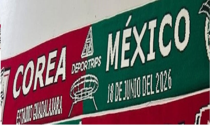 Bufanda Partido Corea vs Mexico 18 Jun 2026 Guadalajara
