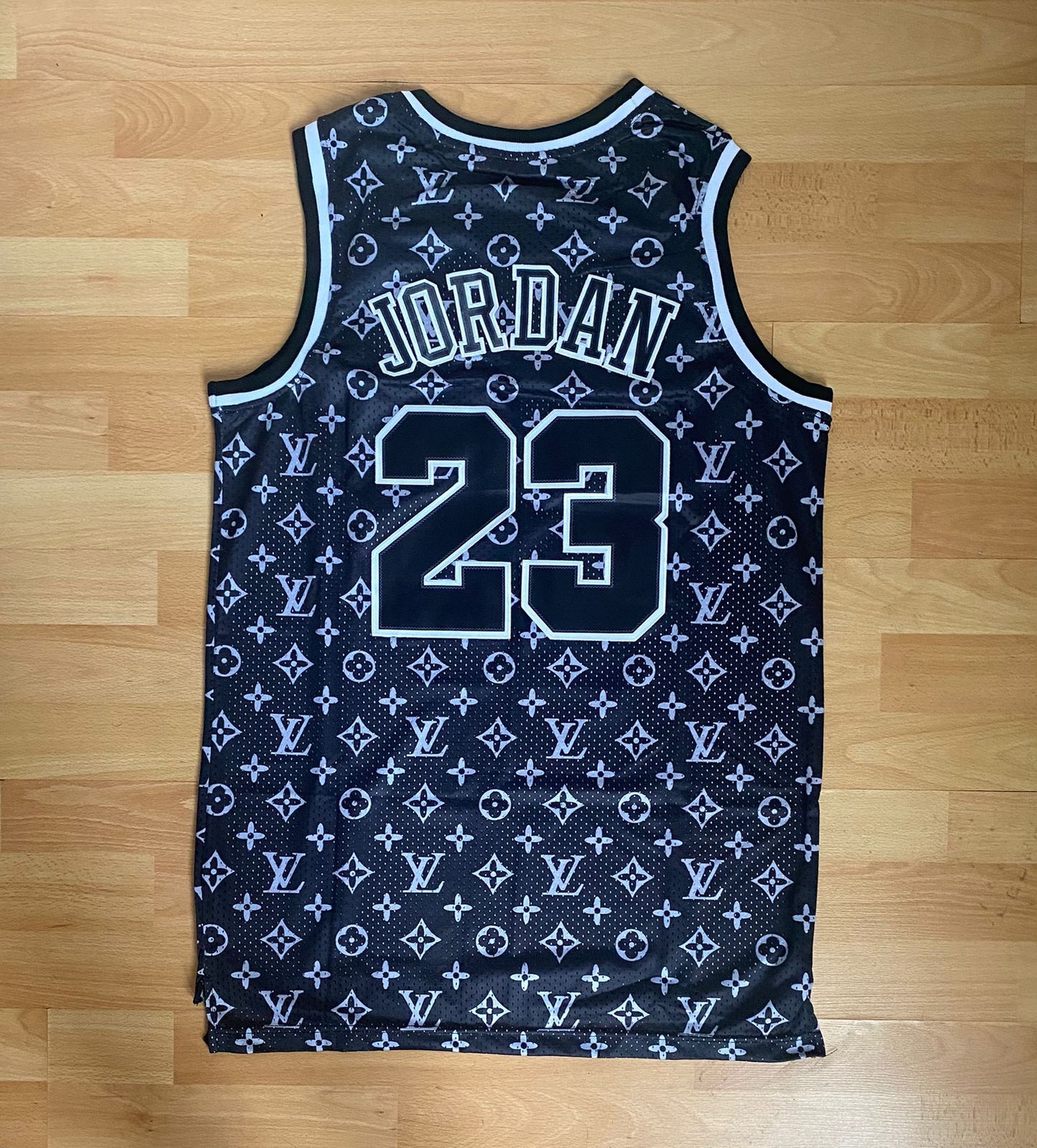 Jersey Basquetbol Michael Jordan MJ 23 MVP Edicion Especial Bordado Diseñador Black