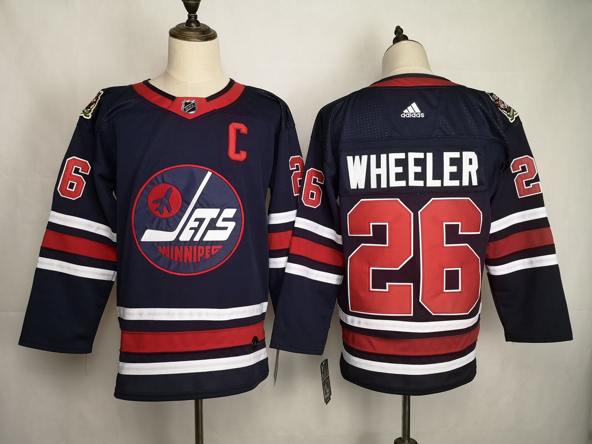 Jersey Hockey Bordado Winnipeg Jets Edicion Especial Navy