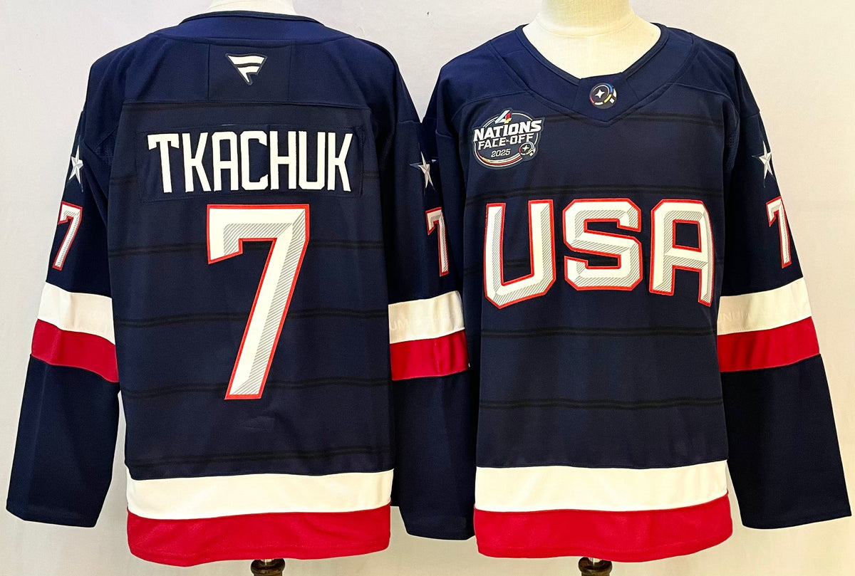 Jersey Hockey Bordado USA Team Edicion Especial 2025