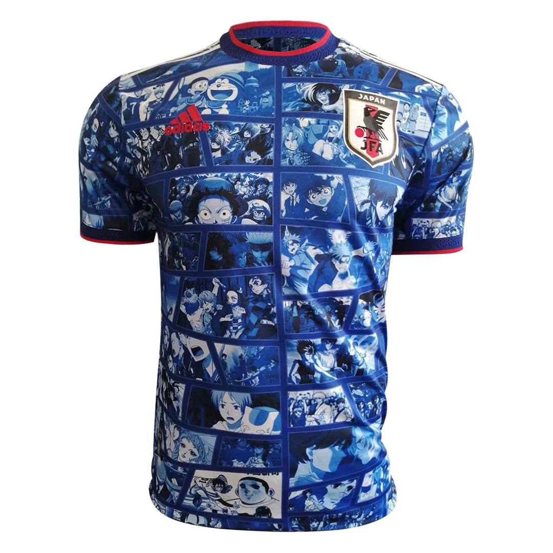 Jersey Playera Japon Anime Edicion Especial Collage Azul